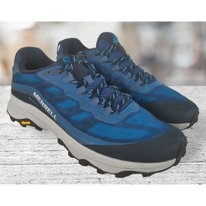 Merrell Blue and Black Boat Shoes